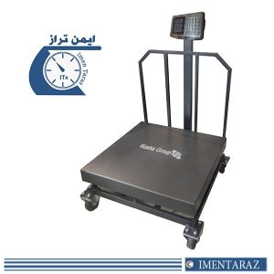 باسکول 500 کیلویی چرخدار نمای راست